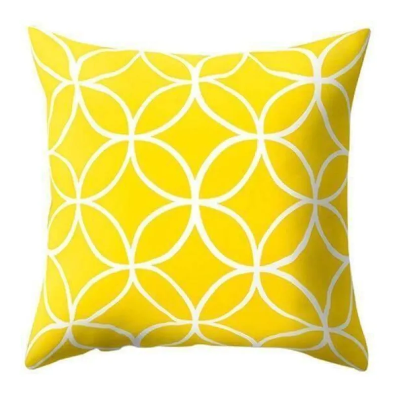 Plush Perch Bettzeug-Geometrische dekorative Kissenbezüge - Moderne Kunst Kissenbezüge