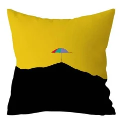 Plush Perch Bettzeug-Geometrische dekorative Kissenbezüge - Moderne Kunst Kissenbezüge