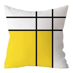 Plush Perch Bettzeug-Geometrische dekorative Kissenbezüge - Moderne Kunst Kissenbezüge