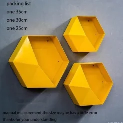 Timeless Vessels Wohndeko-Geometrische Diamant-Wandvase - Nordisches Regaldekor