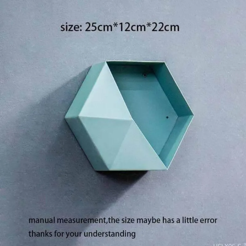 Timeless Vessels Wohndeko-Geometrische Diamant-Wandvase - Nordisches Regaldekor