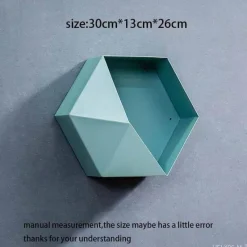 Timeless Vessels Wohndeko-Geometrische Diamant-Wandvase - Nordisches Regaldekor