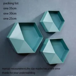 Timeless Vessels Wohndeko-Geometrische Diamant-Wandvase - Nordisches Regaldekor