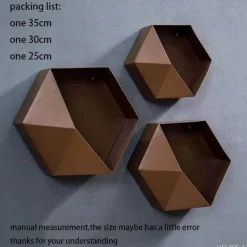 Timeless Vessels Wohndeko-Geometrische Diamant-Wandvase - Nordisches Regaldekor