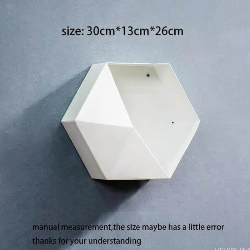 Timeless Vessels Wohndeko-Geometrische Diamant-Wandvase - Nordisches Regaldekor