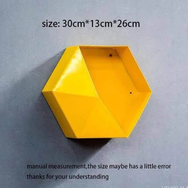 Timeless Vessels Wohndeko-Geometrische Diamant-Wandvase - Nordisches Regaldekor