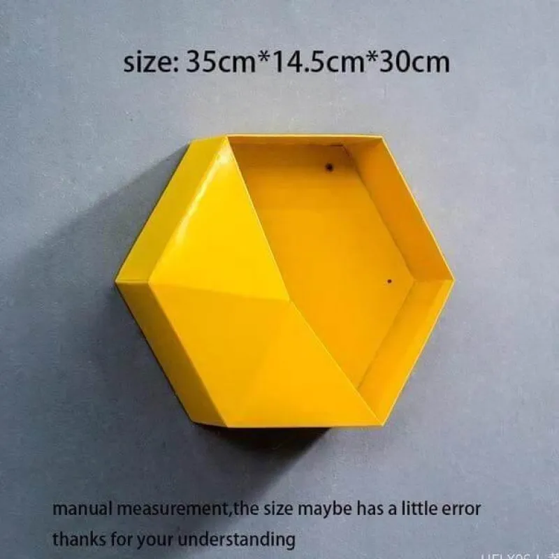 Timeless Vessels Wohndeko-Geometrische Diamant-Wandvase - Nordisches Regaldekor