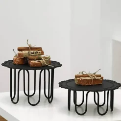 Elegance at the Table Küche & Esszimmer-Geometrischer Tortenständer – Kreative Dessertpräsentation