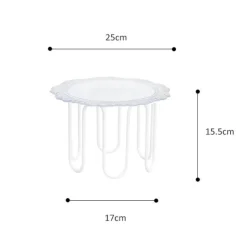 Elegance at the Table Küche & Esszimmer-Geometrischer Tortenständer – Kreative Dessertpräsentation