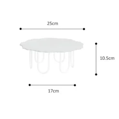Elegance at the Table Küche & Esszimmer-Geometrischer Tortenständer – Kreative Dessertpräsentation