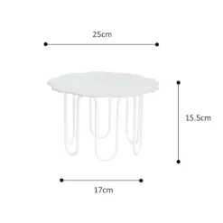 Elegance at the Table Küche & Esszimmer-Geometrischer Tortenständer – Kreative Dessertpräsentation
