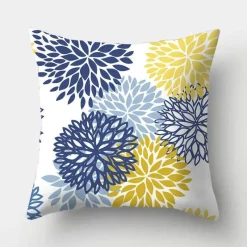 The Cushion Corner Bettzeug-Geometrisches hellblaues Kissenbezug-Set - Nordische dekorative Bettwäsche