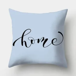 The Cushion Corner Bettzeug-Geometrisches hellblaues Kissenbezug-Set - Nordische dekorative Bettwäsche