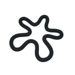 Tom Küche & Esszimmer-Geometrisches Silikon-Tischset mit rutschfesten Untersetzern und hitzebeständigem Topflappen