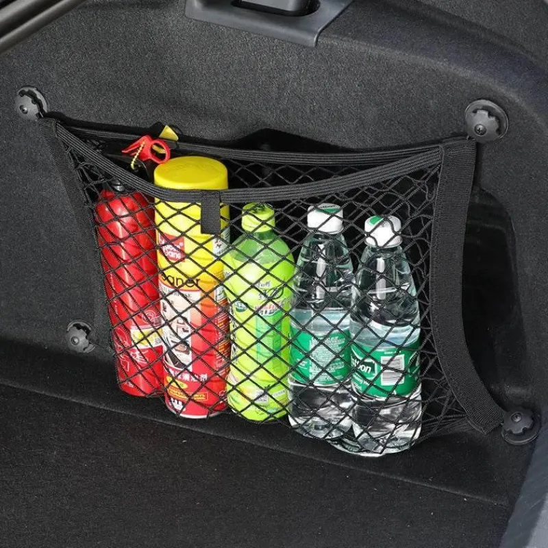 Wild u0026 Free Gear Autozubehör|Automobilindustrie-Gepäcknetz-Organizer – Dehnbare Netz-Aufbewahrungslösung fürs Auto