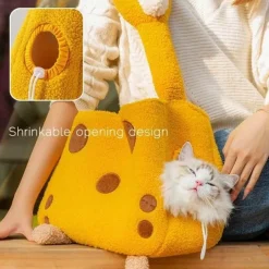 Furendo Haustierzubehör|Reinigungswerkzeuge Für Haustiere-Gepolsterter Reiserucksack für Haustiere – Katzen- und Hundetragetasche