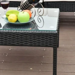 Nomad Gear Camping Im Freien|Outdoor & Garten-Gepolstertes Gartensofa-Set - 6-teiliges Ecksofa mit Tisch