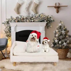 Furendo Haustierzubehör|Haustierbetten-Gepolstertes Hundebett - Soft Pet Lounger