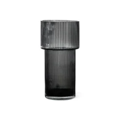 Flourish Vases Wohndeko-Gerippte Elegance Vase – Stilvolles dekoratives Herzstück