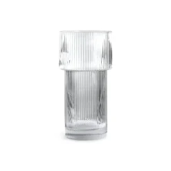 Flourish Vases Wohndeko-Gerippte Elegance Vase – Stilvolles dekoratives Herzstück