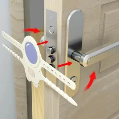 Comfort u0026 Style Gadgets Für Zuhause-Geräuschreduzierende Türschlossabdeckung - Silent Shield Sicherheitszubehör