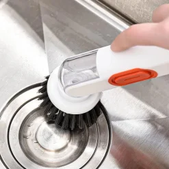 The Culinary Kit Küche & Esszimmer-Geschirrbürste mit Seifenspender – Küchenreinigungswerkzeug