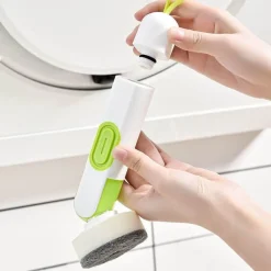 The Culinary Kit Küche & Esszimmer-Geschirrbürste mit Seifenspender – Küchenreinigungswerkzeug