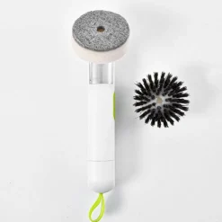 The Culinary Kit Küche & Esszimmer-Geschirrbürste mit Seifenspender – Küchenreinigungswerkzeug