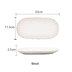 Elegance at the Table Küche & Esszimmer-Geschirrset aus weiß glasierter Keramik – Elegante Geschirrkollektion