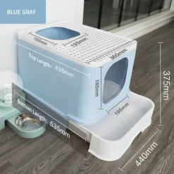 Decor Haustierzubehör-Geschlossene Katzentoilette – Geruchskontrolle, Anti-Spritz-Design