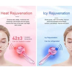 The Relaxation Nook Frauenpflege|Körperpflege-Gesichtseiskugel-Roller – Beruhigendes Hautpflegetool für strahlend leuchtende Haut