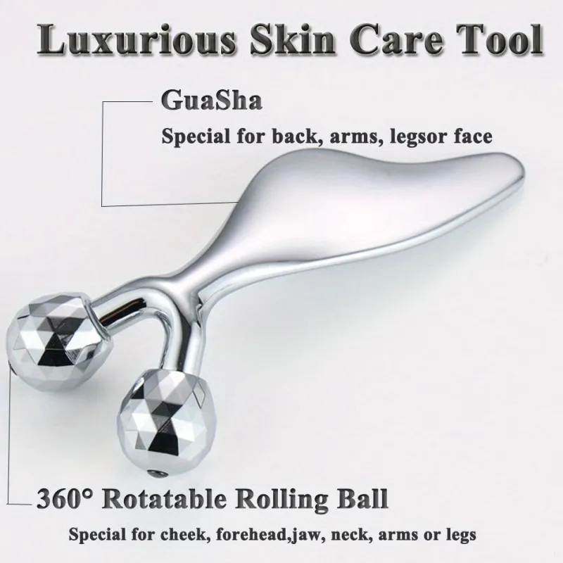 Tranquil Touch Massageprodukte|Gesundheits-Gadgets-Gesichtsmassagegerät Gua Sha Kaltroller Haut, Straffungs- und Modellierwerkzeug