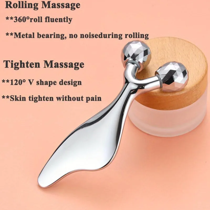 Tranquil Touch Massageprodukte|Gesundheits-Gadgets-Gesichtsmassagegerät Gua Sha Kaltroller Haut, Straffungs- und Modellierwerkzeug