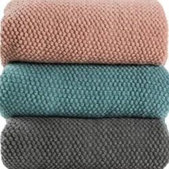 Cozy Haven Bettzeug-Gestrickte Ananas-Überwurfdecke - Nordisches Sofadekor