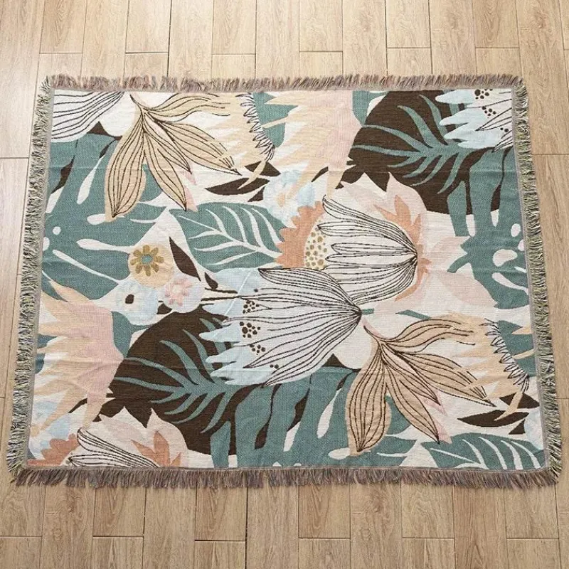 Snug u0026 Soft Bettzeug-Gestrickte Gobelindecke – Leichte, luxuriöse Dekodecke für das Wohnzimmer im Freien