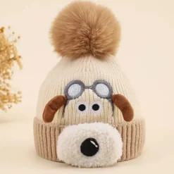 The Decor Haven Babykleidung|Babykleidung-Gestrickte Wintermütze - Süße Snuffle Friends Mütze