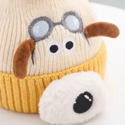 The Decor Haven Babykleidung|Babykleidung-Gestrickte Wintermütze - Süße Snuffle Friends Mütze