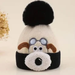 The Decor Haven Babykleidung|Babykleidung-Gestrickte Wintermütze - Süße Snuffle Friends Mütze