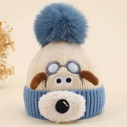 The Decor Haven Babykleidung|Babykleidung-Gestrickte Wintermütze - Süße Snuffle Friends Mütze