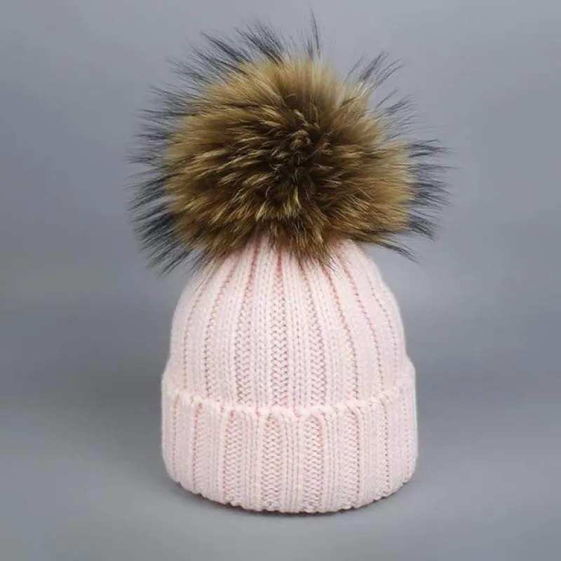 The Decor Haven Babykleidung|Babykleidung-Gestricktes Pelzmütze- und Schal-Set – kuschelige Winteraccessoires