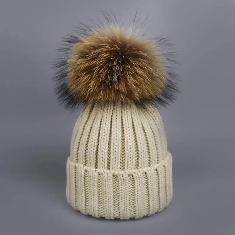 The Decor Haven Babykleidung|Babykleidung-Gestricktes Pelzmütze- und Schal-Set – kuschelige Winteraccessoires