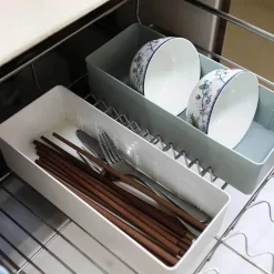 Tom Küche & Esszimmer-Geteilte Aufbewahrungsbox – Vielseitiger Organizer für Geschirr