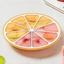 Decor Küche & Esszimmer-Gewellte Silikon-Eiswürfelform – Dekorative Eisschale für Partys