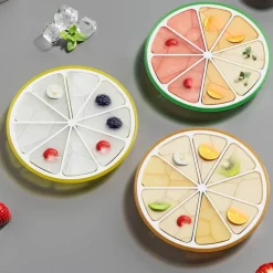 Decor Küche & Esszimmer-Gewellte Silikon-Eiswürfelform – Dekorative Eisschale für Partys