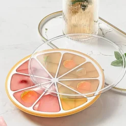 Decor Küche & Esszimmer-Gewellte Silikon-Eiswürfelform – Dekorative Eisschale für Partys