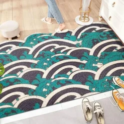 Floor u0026 Flair Boden & Teppiche-Gewellter kreativer Eingangsteppich