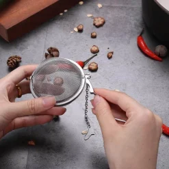 The Cozy Mug Küche & Esszimmer-Gewürzkugel aus Edelstahl – Ultrafeines Kräutersieb