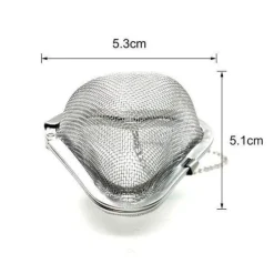 The Cozy Mug Küche & Esszimmer-Gewürzkugel aus Edelstahl – Ultrafeines Kräutersieb