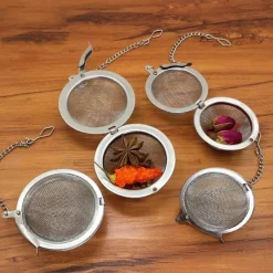 The Cozy Mug Küche & Esszimmer-Gewürzkugel aus Edelstahl – Ultrafeines Kräutersieb