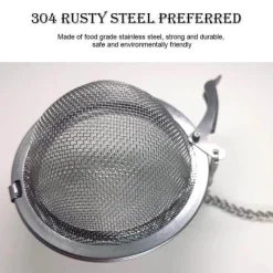 The Cozy Mug Küche & Esszimmer-Gewürzkugel aus Edelstahl – Ultrafeines Kräutersieb